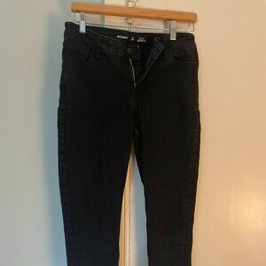 Old Navy black denim jeans - size 10 short.